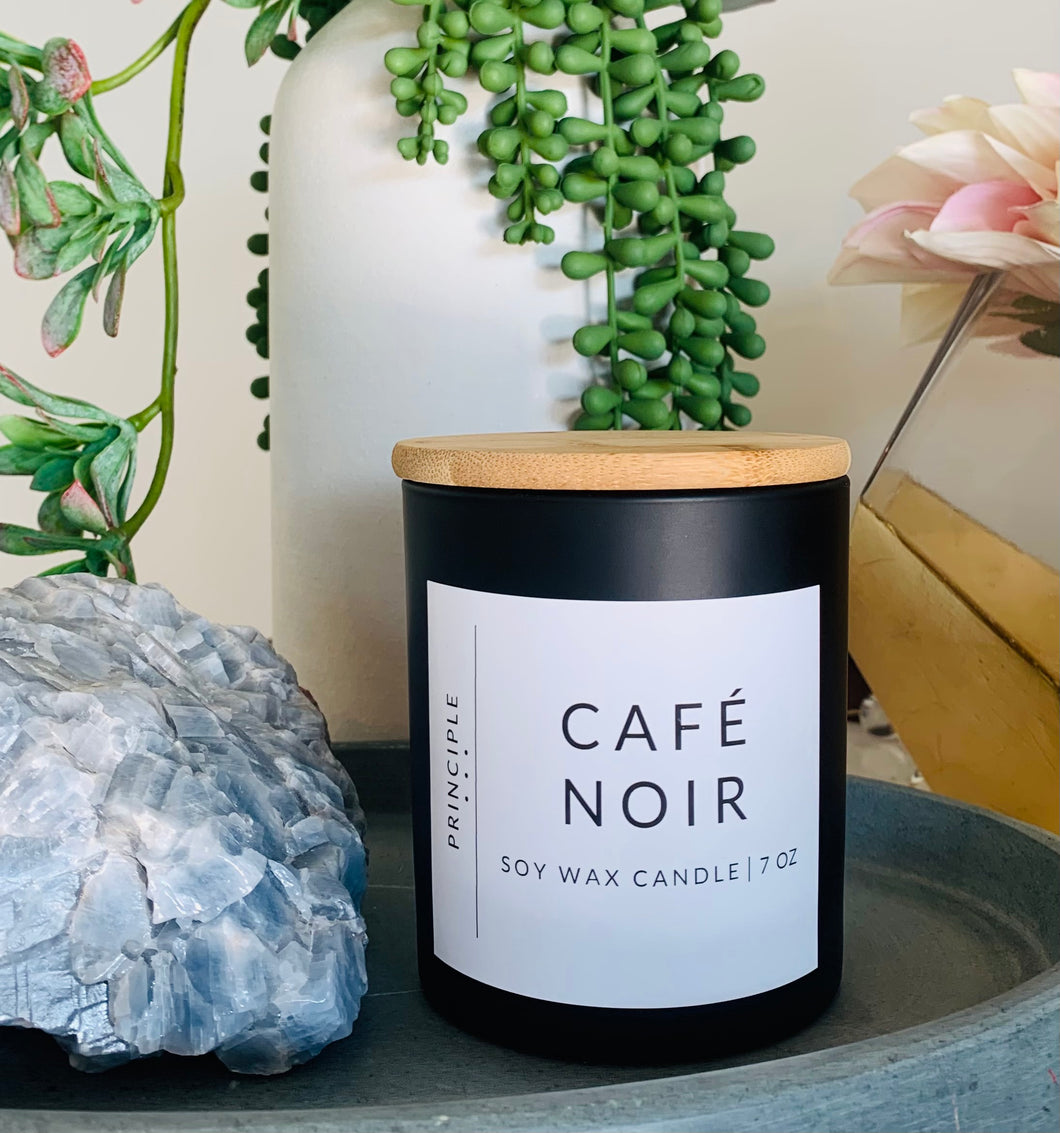 Soy Wax Candle: Cafe Noir